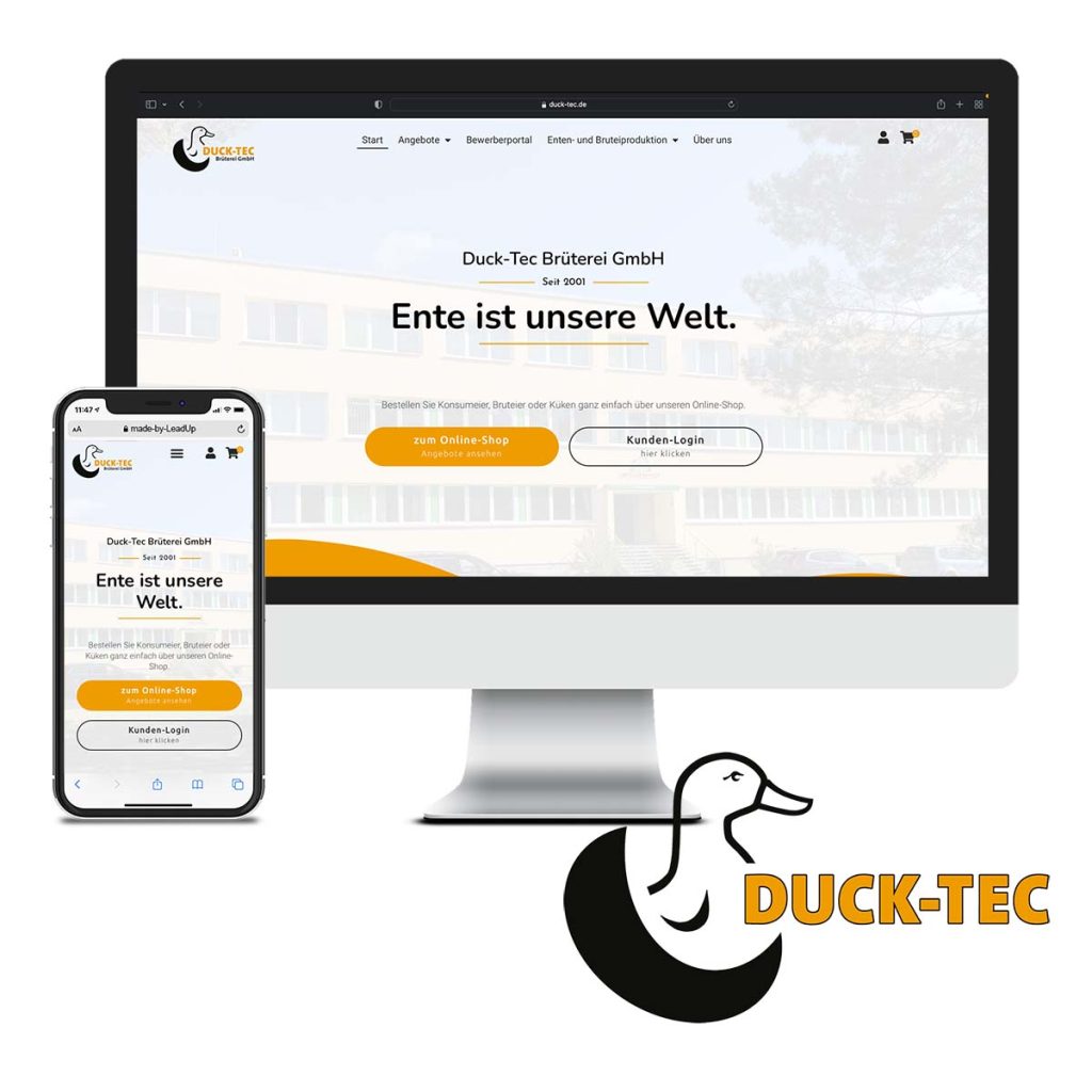 Referenzkunde Online-Shop duck-tec.de
